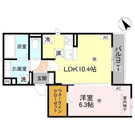 ENCHANTE大久保駅前 間取り