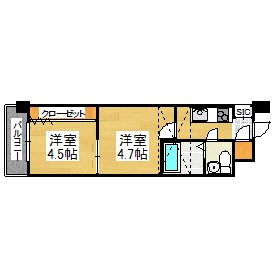 No.46　Vプロジェクト2100天神 間取り