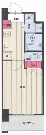 No102　CLUB　ORIENT 間取り