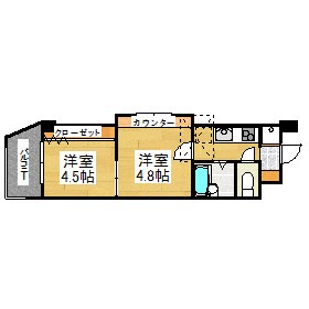 No.46　Vプロジェクト2100天神 間取り