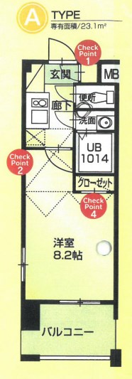 Ｖ－ＴＯＷＥＲ天神№60  間取り
