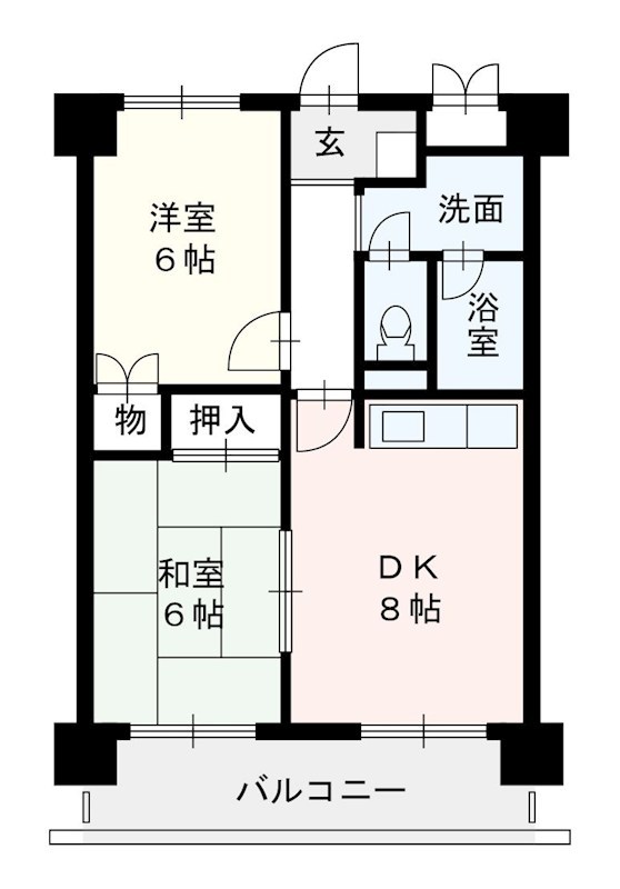 パークサイド薬院 間取り