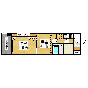 Wes-PROJECT 55博多 間取り