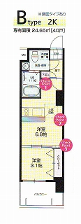 ハーバーイーストタワーNo72 間取り