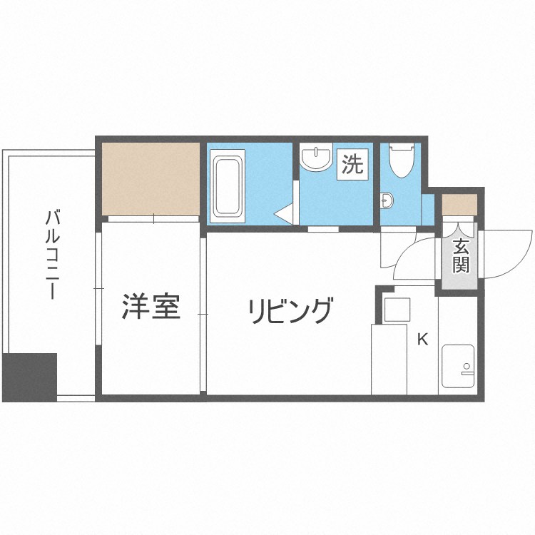 エステートモア天神 間取り