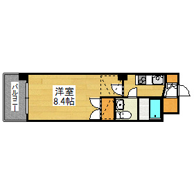 ハーバーサウスタワー№70 間取り
