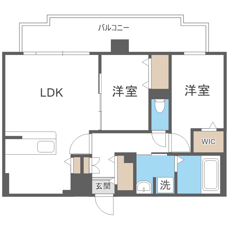LIBTH博多 間取り