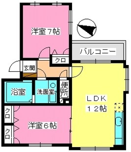 クレール今町 間取り