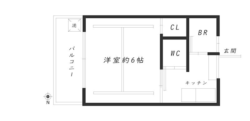 ハイツトレビ 間取り