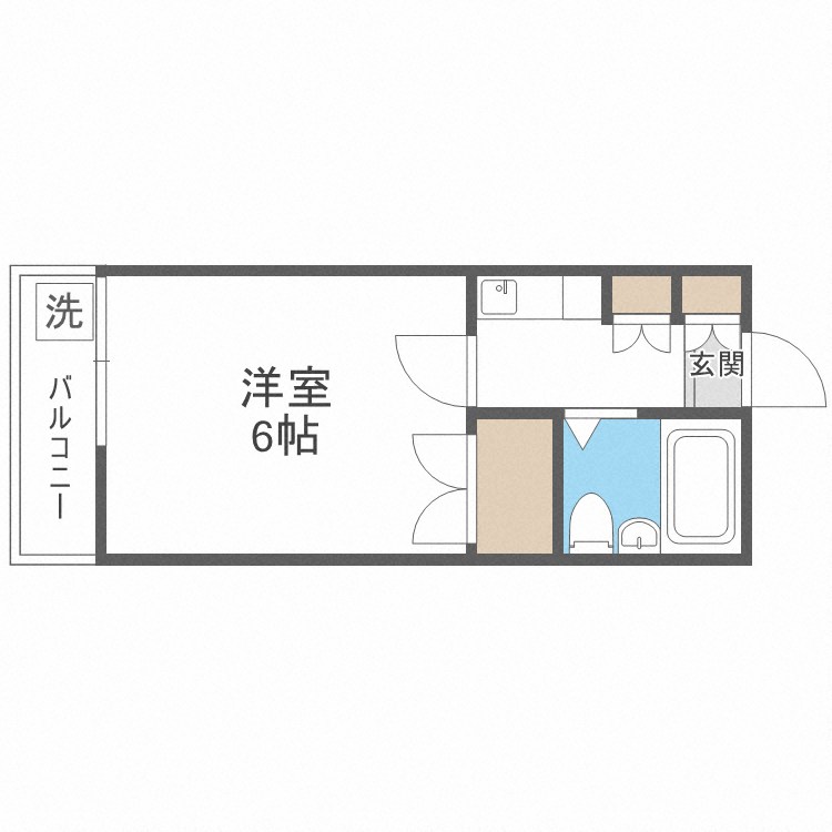 パステル東油山Ｃ棟 間取り