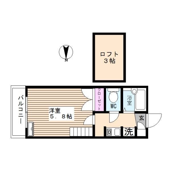 グラフィックメゾン樋井川 間取り