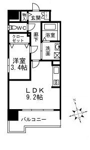スカイシャトレ箱崎南 間取り