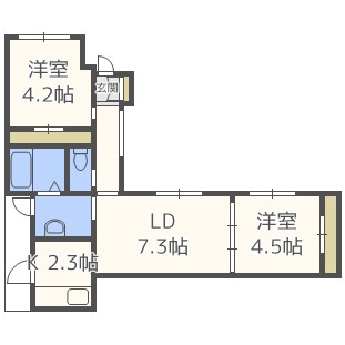 コートスタイル荒江 間取り
