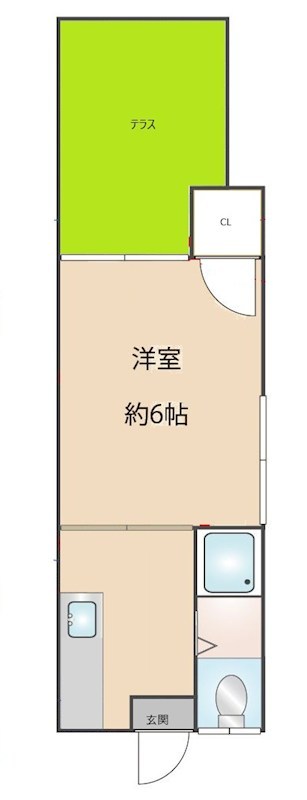 アドヴァンス城南 間取り