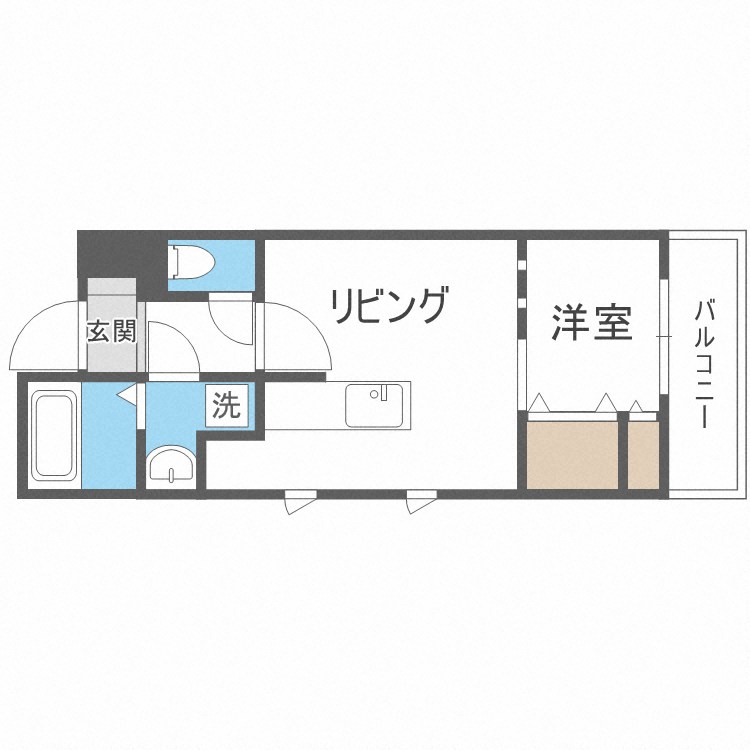 Branche薬院大通 間取り