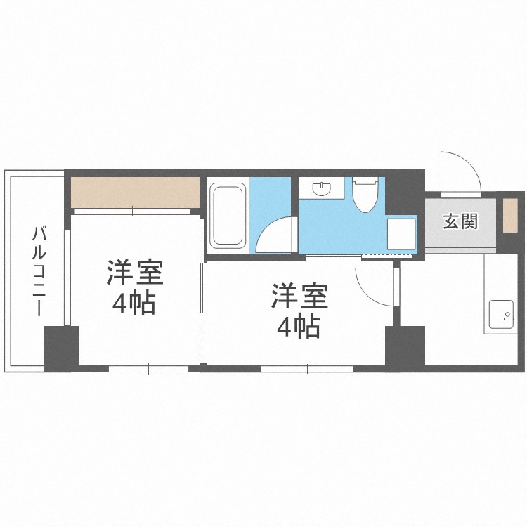 ルネッサンス21薬院サウス 間取り