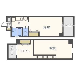 テングッド片江 間取り