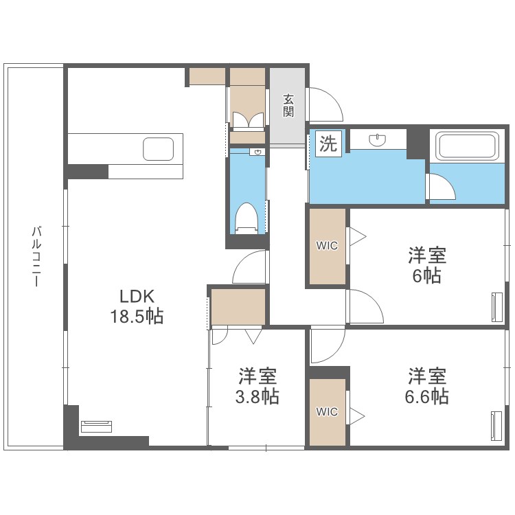 TORISIA平和 間取り