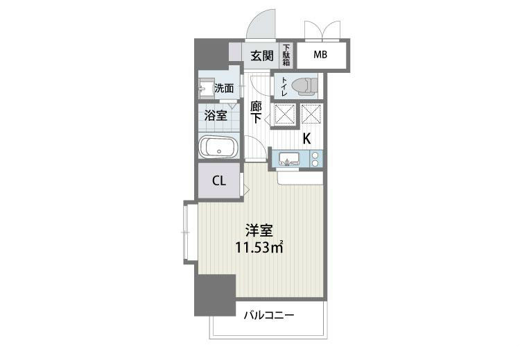 アルティザ博多駅南 間取り