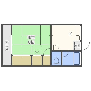 第２コーポ和 間取り