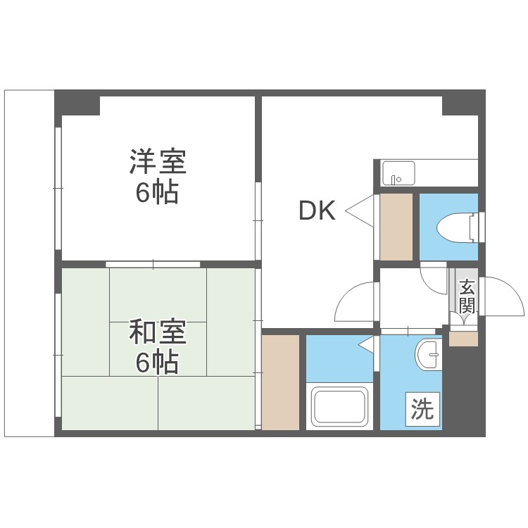 日之出ビル多の津 間取り