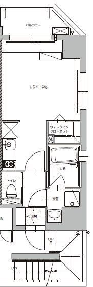 アソシアグロッツォ博多プレイス 間取り