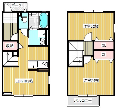 リレア学園南 間取り図
