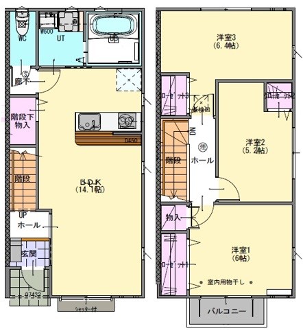 CASA Membrillo（カーサ・メンブリージョ）Ⅱ  間取り図