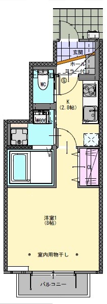 KK Hills Ⅲ 間取り図