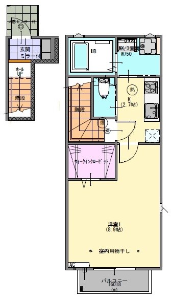 KK Hills Ⅲ 間取り図