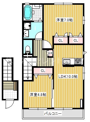 ソレイユ・高野 間取り