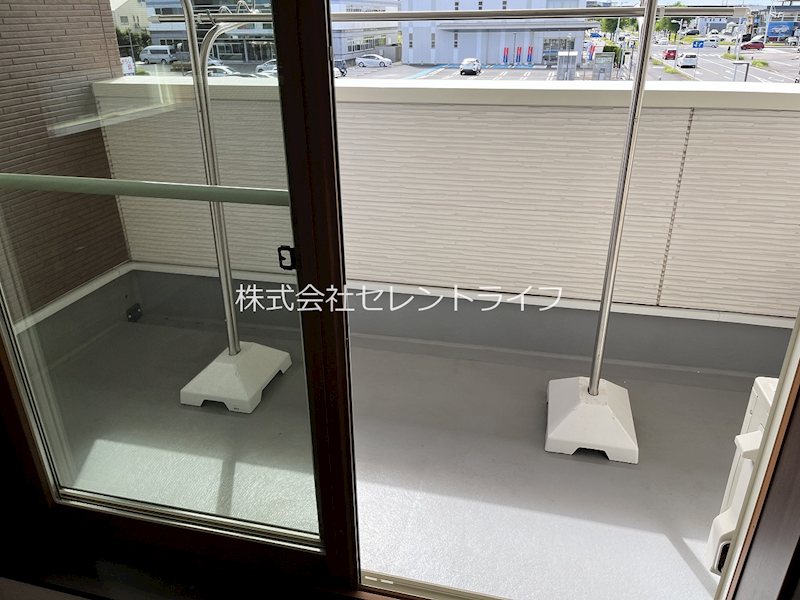 研究学園5丁目戸建 ベランダ
