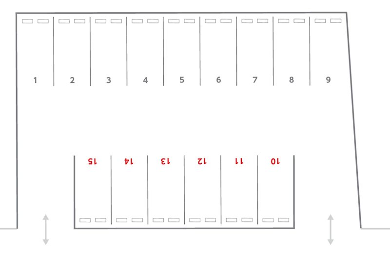 コンフォート・ユー敷地外駐車場 間取り