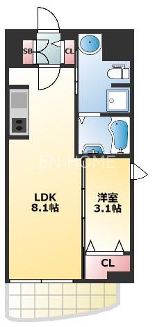 ラシーヌ日本橋 間取り図