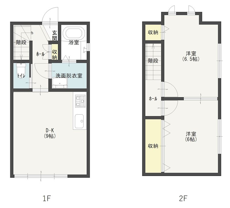 リリハウス D号室 間取り