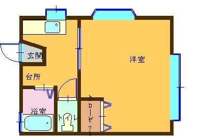 エスティーワン7とがし 201号室 間取り