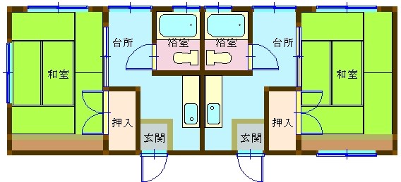 ハイツ峰 101号室 間取り
