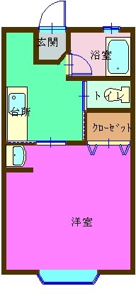 エスティーワン9とがし  103号室 間取り