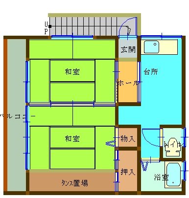 斎藤アパート 2号室 酒田市大町 アパート 2階 2k 3 0万円 カスタムエージェント