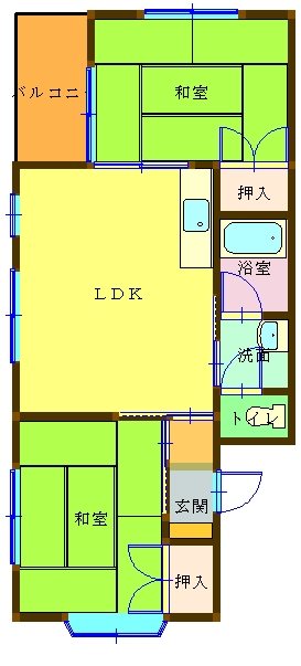 ラ・メゾン 間取り図