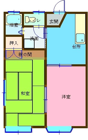 エスティーワン6とがし 201号室 間取り