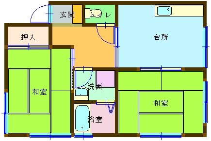 コーポあじさい 101号室 間取り