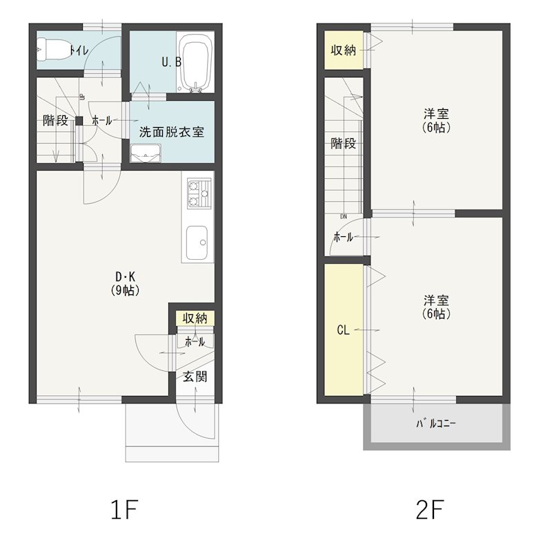 デュープレックス錦町 F号室 間取り