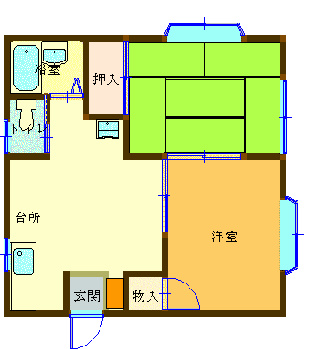 ライフホテル米沢　 間取り