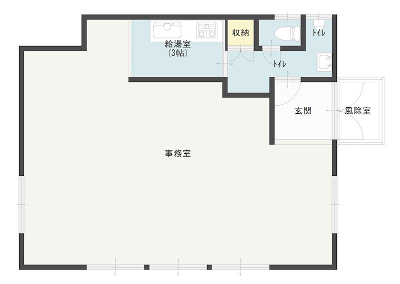 藤島笹花貸事務所 間取り