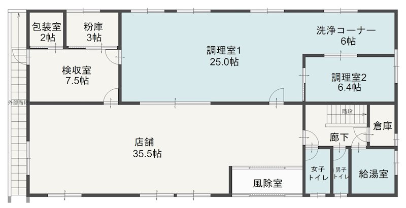 東新斎町貸店舗・貸事務所 間取り