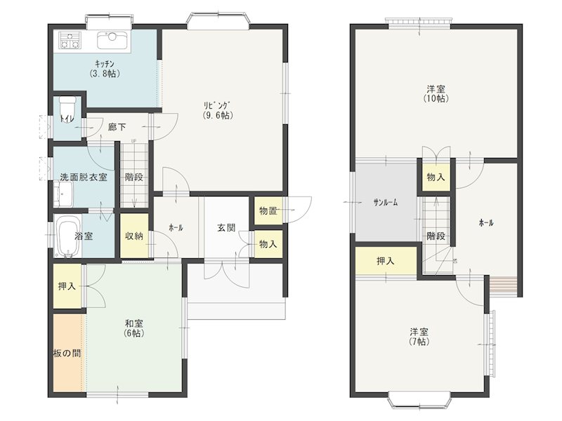 砂田町貸家 間取り