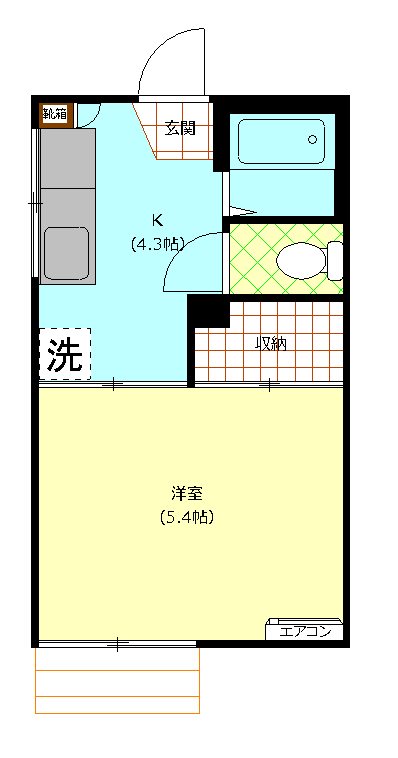 SHM飯塚コーポC 間取り