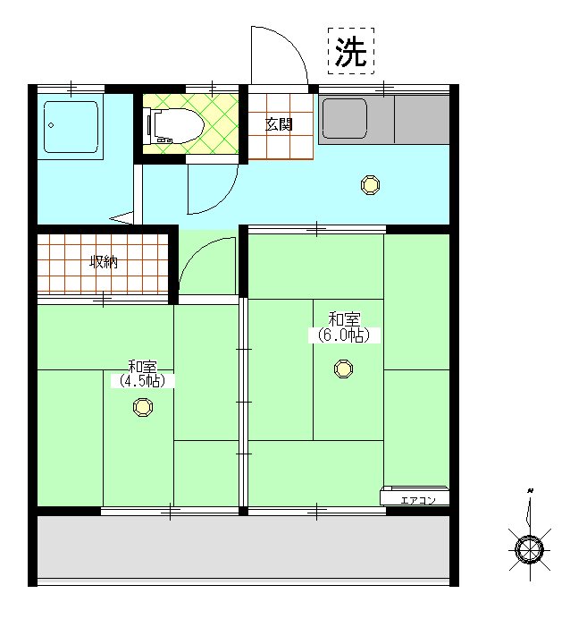 芝ハイツ 間取り