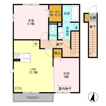 グランドソレイユ 間取り図